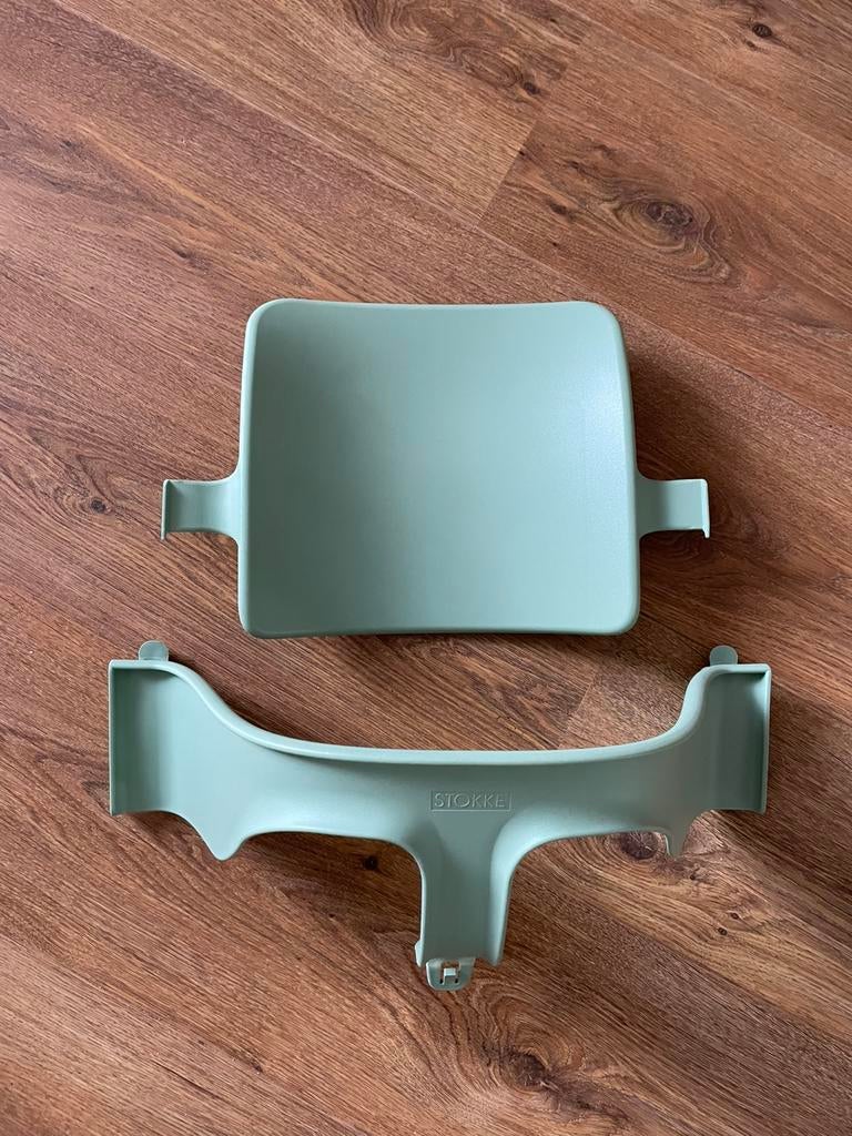 💚 Groene Babyset Stokke Tripp Trapp 💚, Ophalen of Verzenden, Zo goed als nieuw, Meegroeistoel
