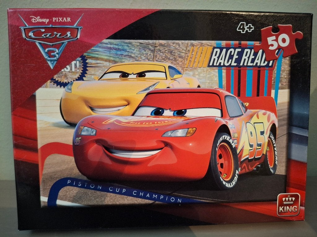 Puzzel Cars: 50 stukjes, Ophalen of Verzenden, 10 tot 50 stukjes, Zo goed als nieuw, 6 jaar of ouder
