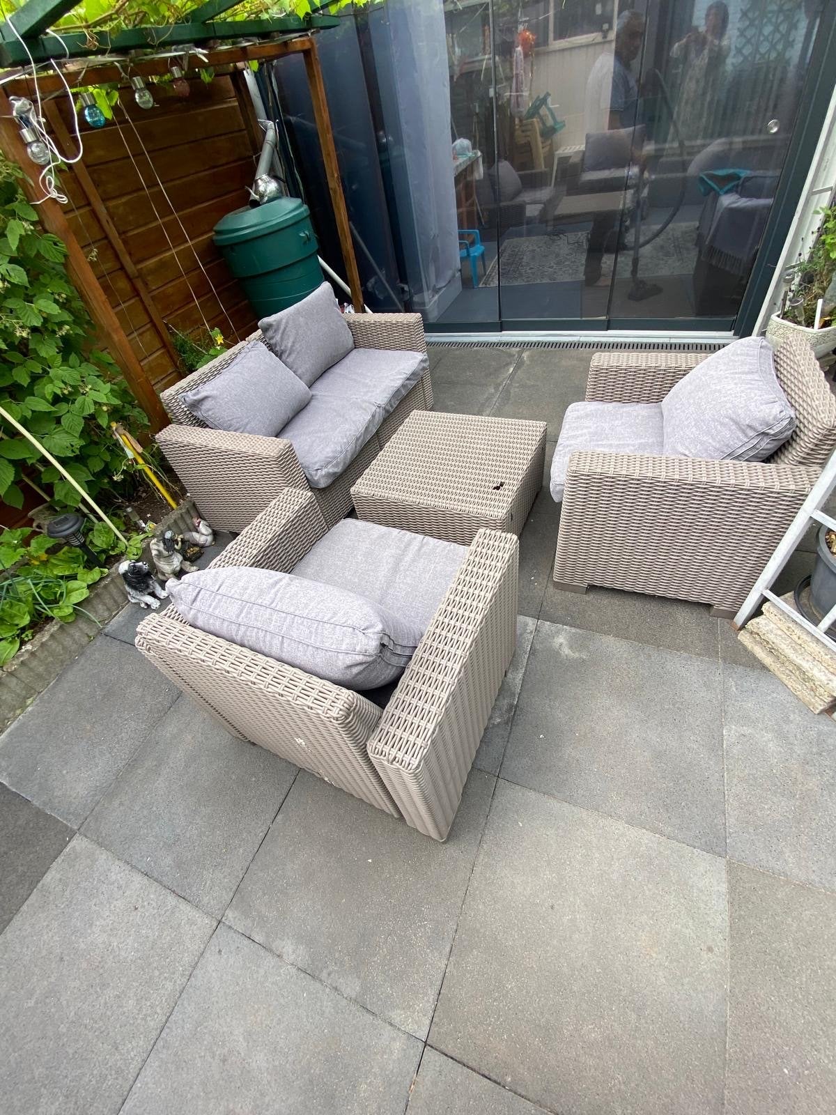 Allibert Loungeset, 4 zitplaatsen, Gebruikt, Ophalen of Verzenden, Loungeset