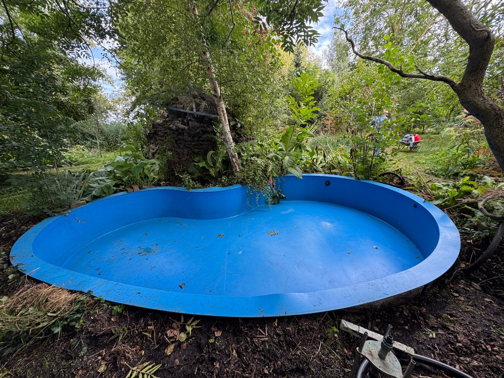 Gebruikt Kinderbad 65 diep 5mtr x 3,5 mtr (of visvijver ), Ophalen, Gebruikt