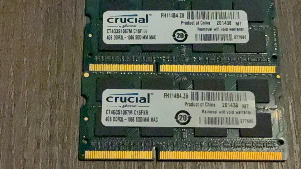 Te Koop: Crucial 8GB DDR3L SODIMM MAC, Computers en Software, RAM geheugen, Gebruikt, DDR3, Ophalen of Verzenden, Laptop