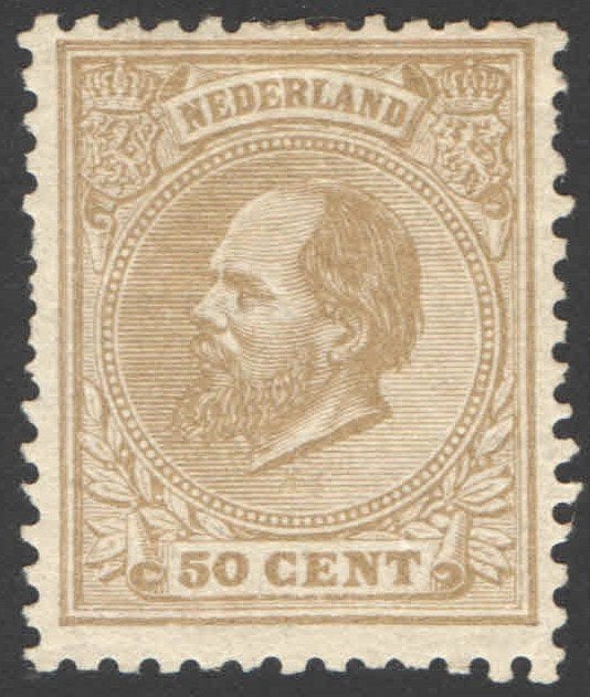 Nederland NVPH nr 27 ongebruikt Koning Willem III 1872, Postzegels en Munten, Postzegels | Nederland, Ophalen of Verzenden, T/m 1940