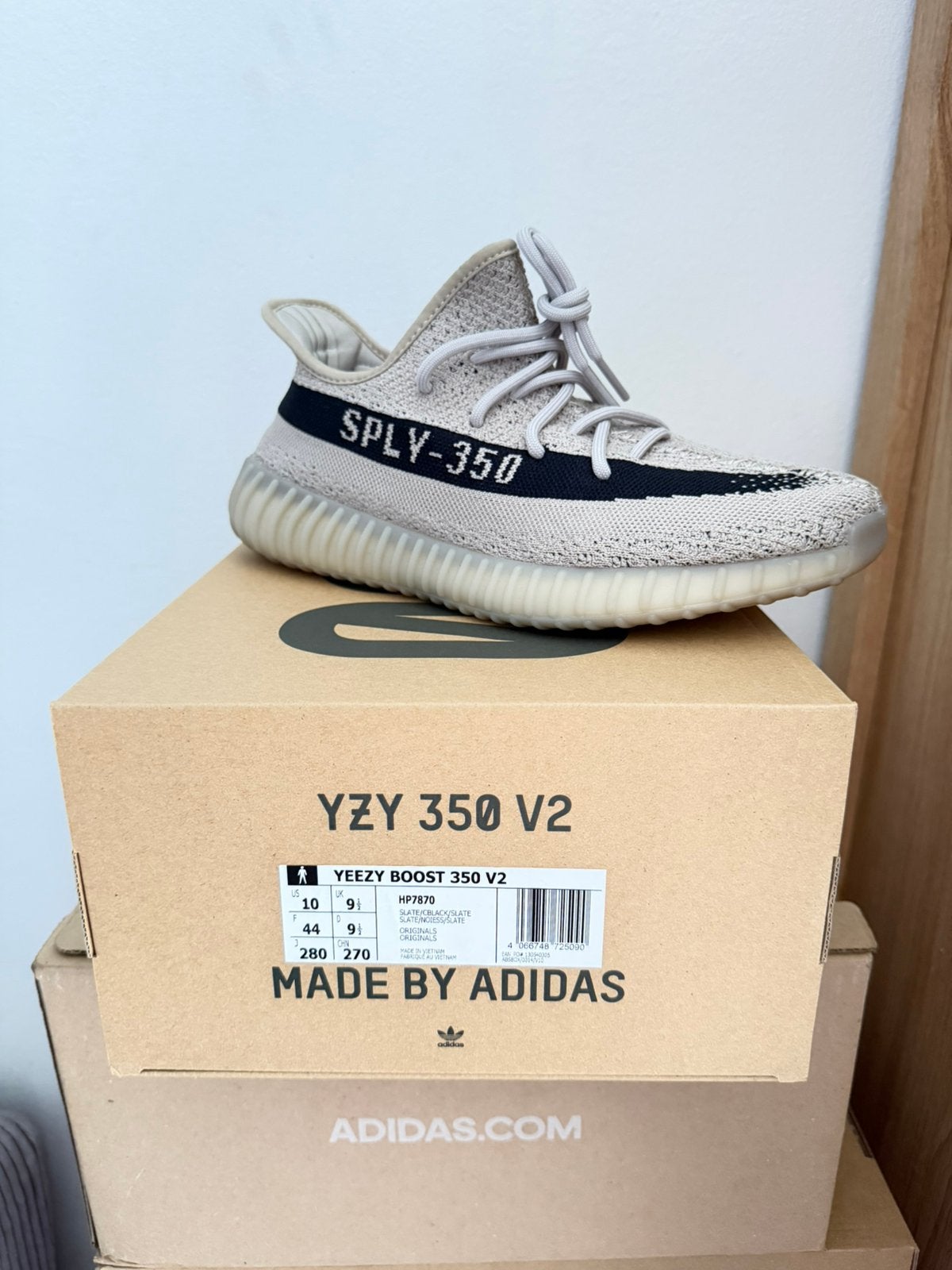 Adidas Yeezy Boost 350 V2 Slate, Kleding | Heren, Schoenen, Overige kleuren, Nieuw, Ophalen of Verzenden, Sneakers of Gympen