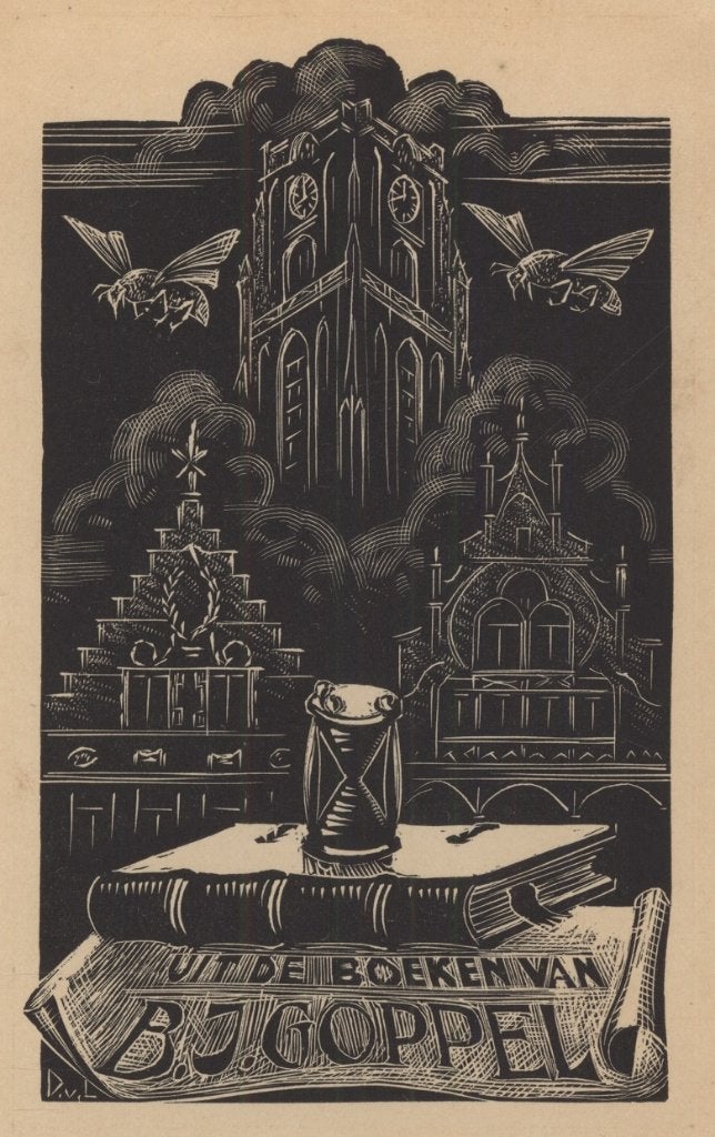 0263 Ex Libris Nederland : Dirk Govert van Luijn, 1936, Verzenden, Ex libris