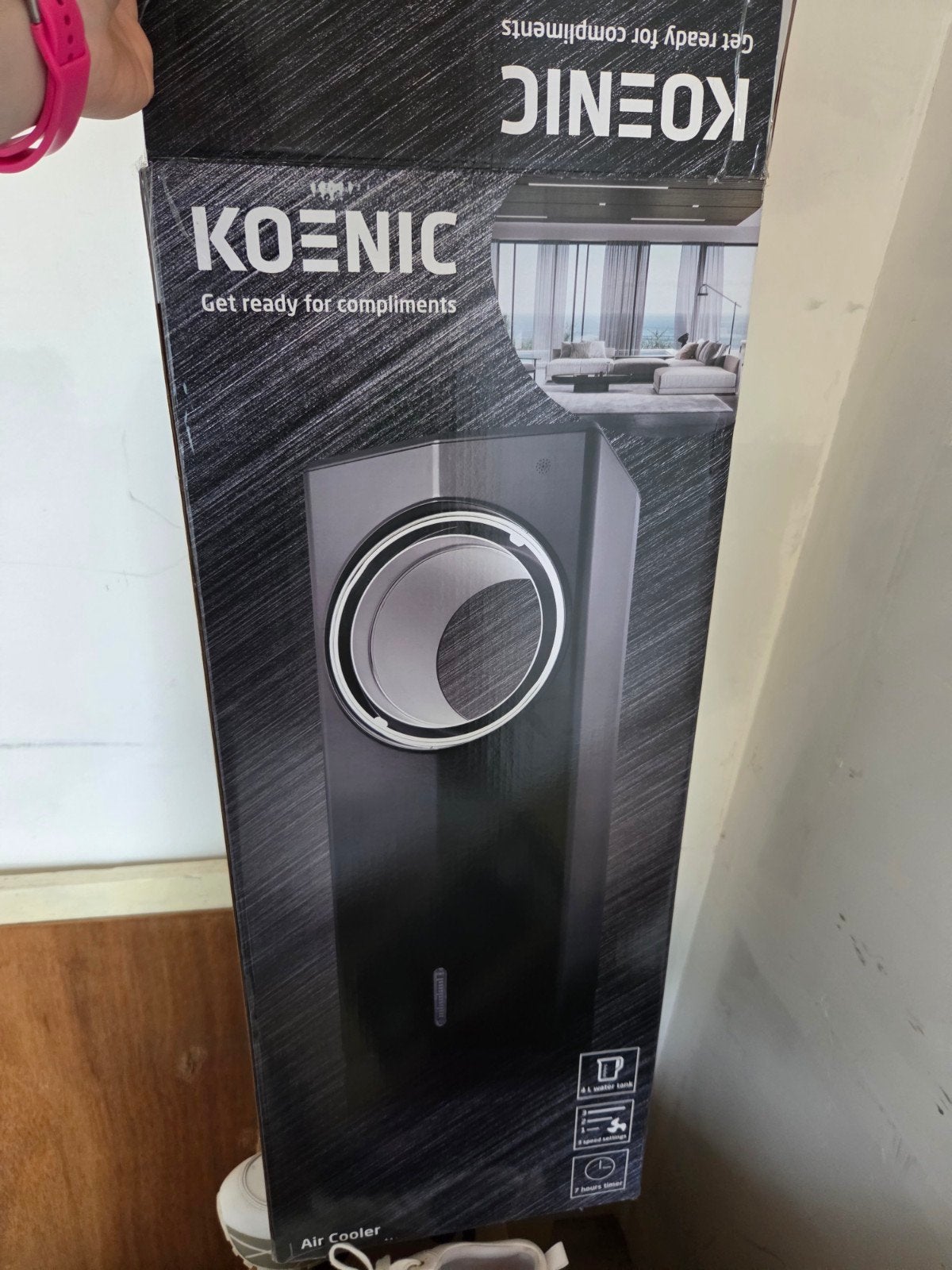 KOENIC Air Cooler KCC80424 - Mobiele Airco, Ophalen, Timer, Minder dan 60 m³, Ventileren