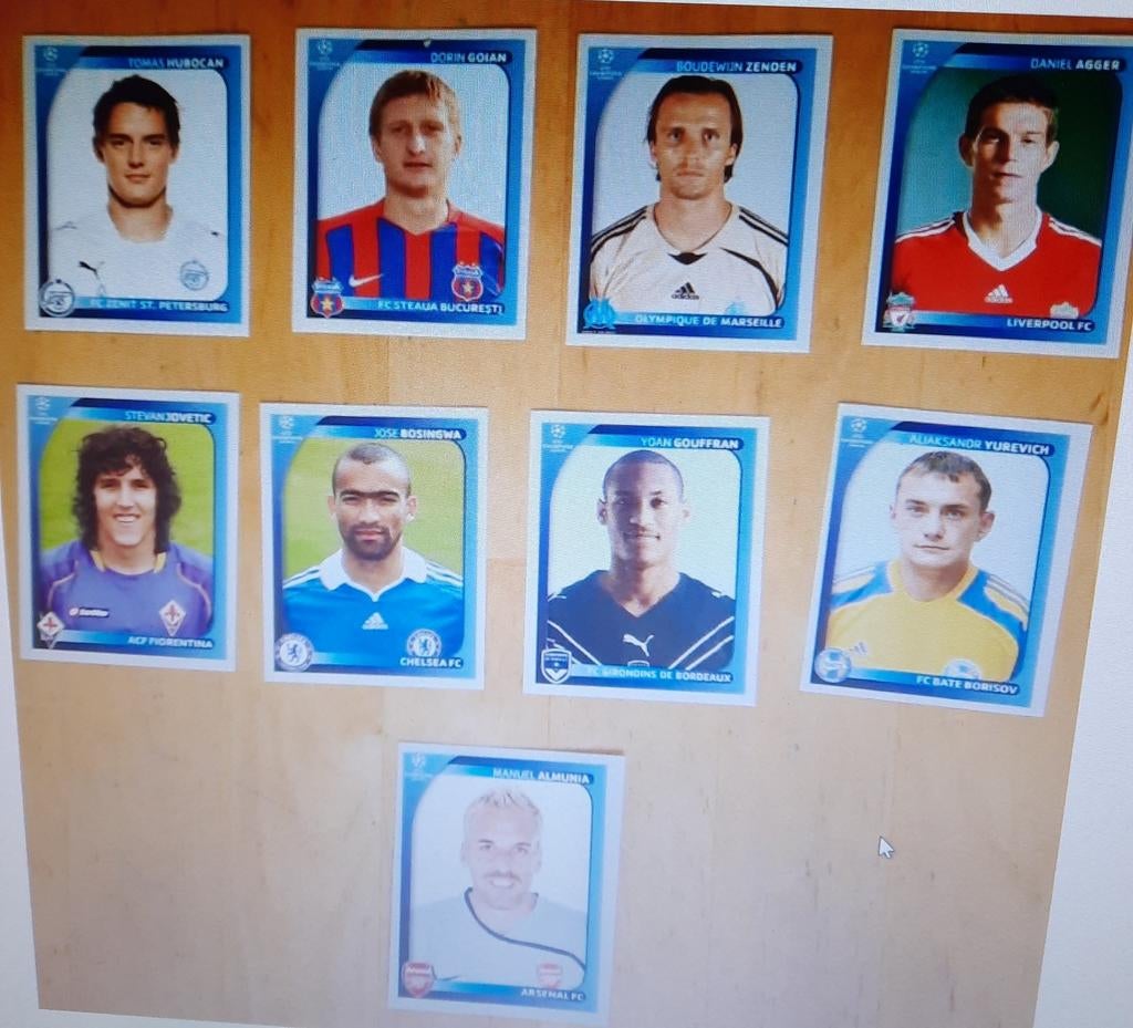 CHAMPIONS LEAGUE 2008-2009 - PANINI STICKERS, Ophalen of Verzenden, Zo goed als nieuw