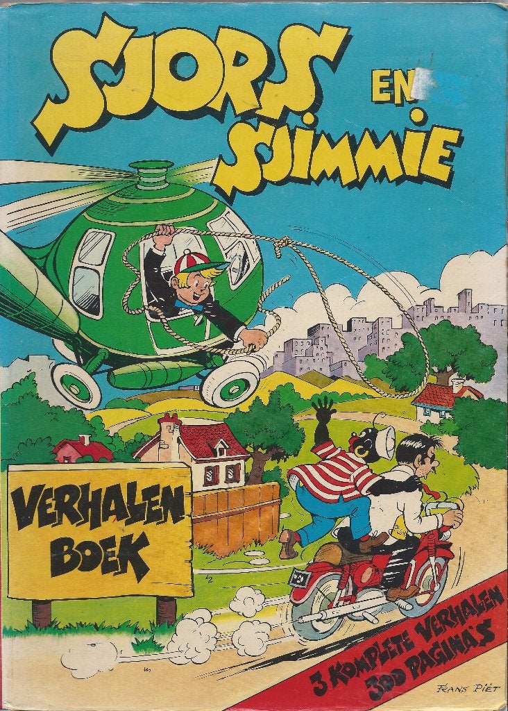 Sjors en Sjimmie 5 Komplete Verhalen boek met 300 pagina's, Eén stripboek, Ophalen of Verzenden, Gelezen, Frans Piët