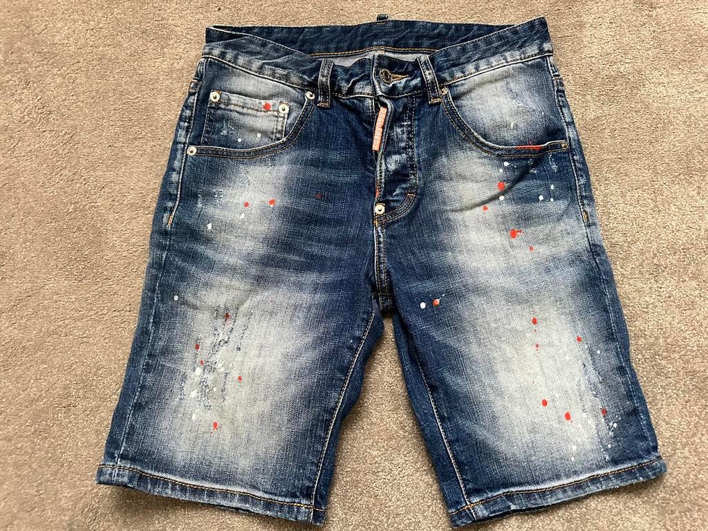 Originele Dsquared2 spijkershorts, Ophalen of Verzenden, Zo goed als nieuw, Blauw, W32 (confectie 46) of kleiner
