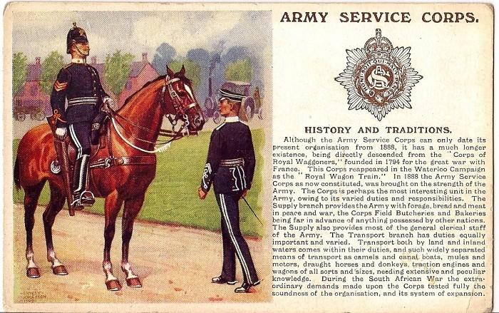 Ww1 army service corps uniform, Ophalen of Verzenden