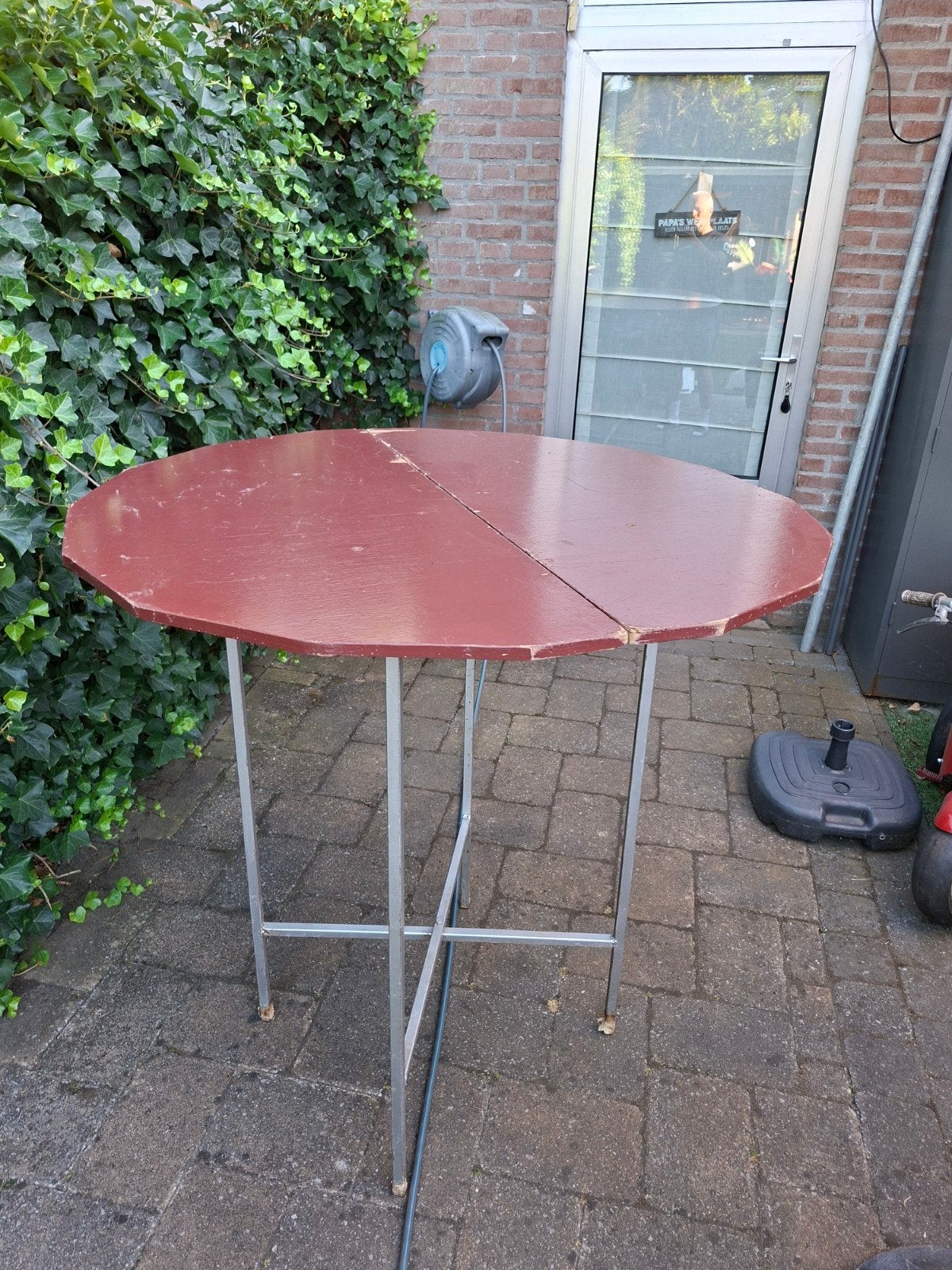 Opvouwbare statafel / hangtafel, Ophalen, Gebruikt