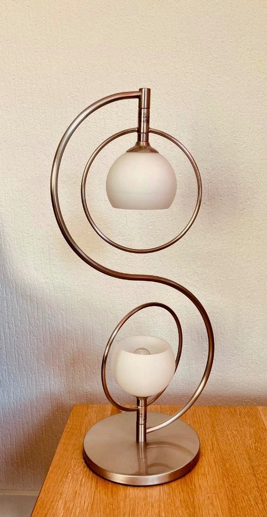 Staande tafel schemerlamp, Ophalen, Gebruikt, Overige merken, Dimbaar