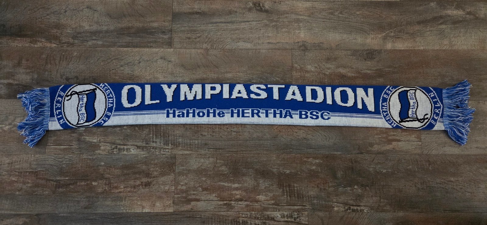 Sjaal Hertha BSC, Ophalen of Verzenden, Zo goed als nieuw, Buitenlandse clubs, Vaantje of Sjaal