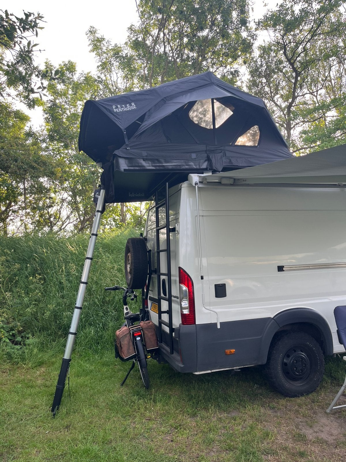 Peter Penthouse daktent te huur, Caravans en Kamperen, Ophalen, Zo goed als nieuw, Tot en met 3