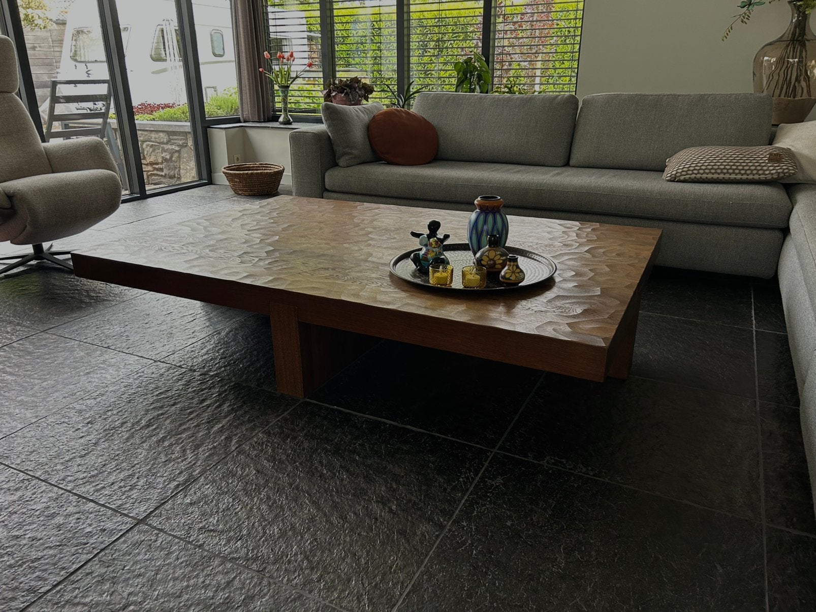 Linteloo lowtide 120 x 180 cm Roderick Vos, Ophalen, 100 tot 150 cm, Eikenhout, Zo goed als nieuw