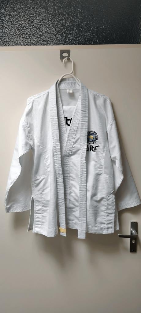 Taekwondopak ITF  Luxe Model Z.G.A.N., Ophalen of Verzenden, Zo goed als nieuw, Taekwondo, Vechtsportpak