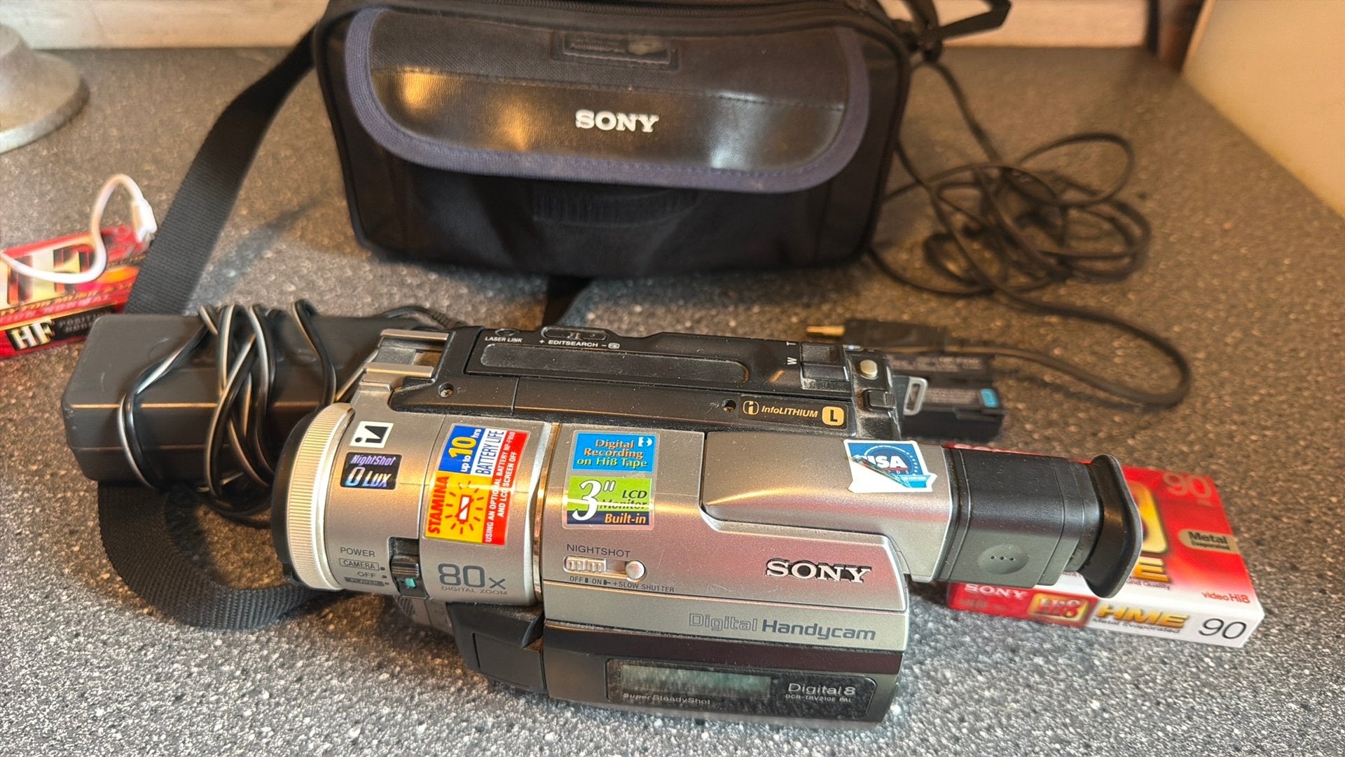 Sony handycam, Ophalen of Verzenden, Zo goed als nieuw, Sony, 20x of meer