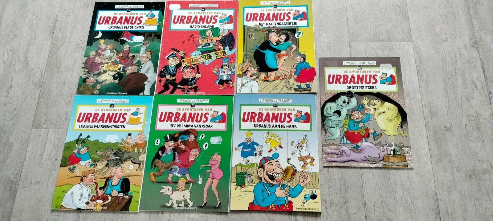Urbanus stripboeken - 7 stuks, Meerdere stripboeken, Ophalen of Verzenden, Gelezen, Urbanus