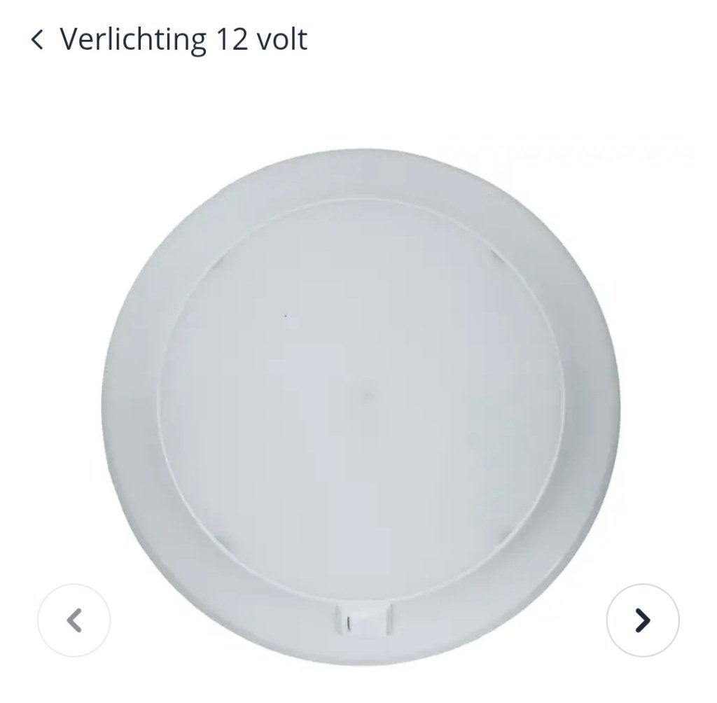 Plafonnière met schakelaar voor caravan, Caravans en Kamperen, Ophalen of Verzenden, Nieuw