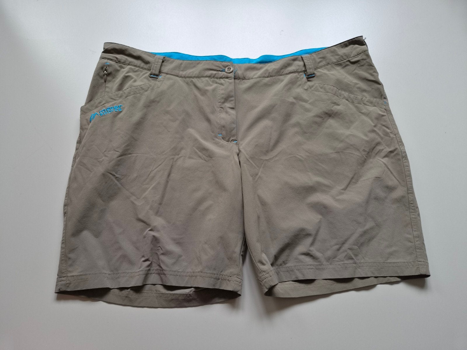 Maier Sports outdoor short maat 48, Kort, Maier Sports, Beige, Maat 46/48 (XL) of groter