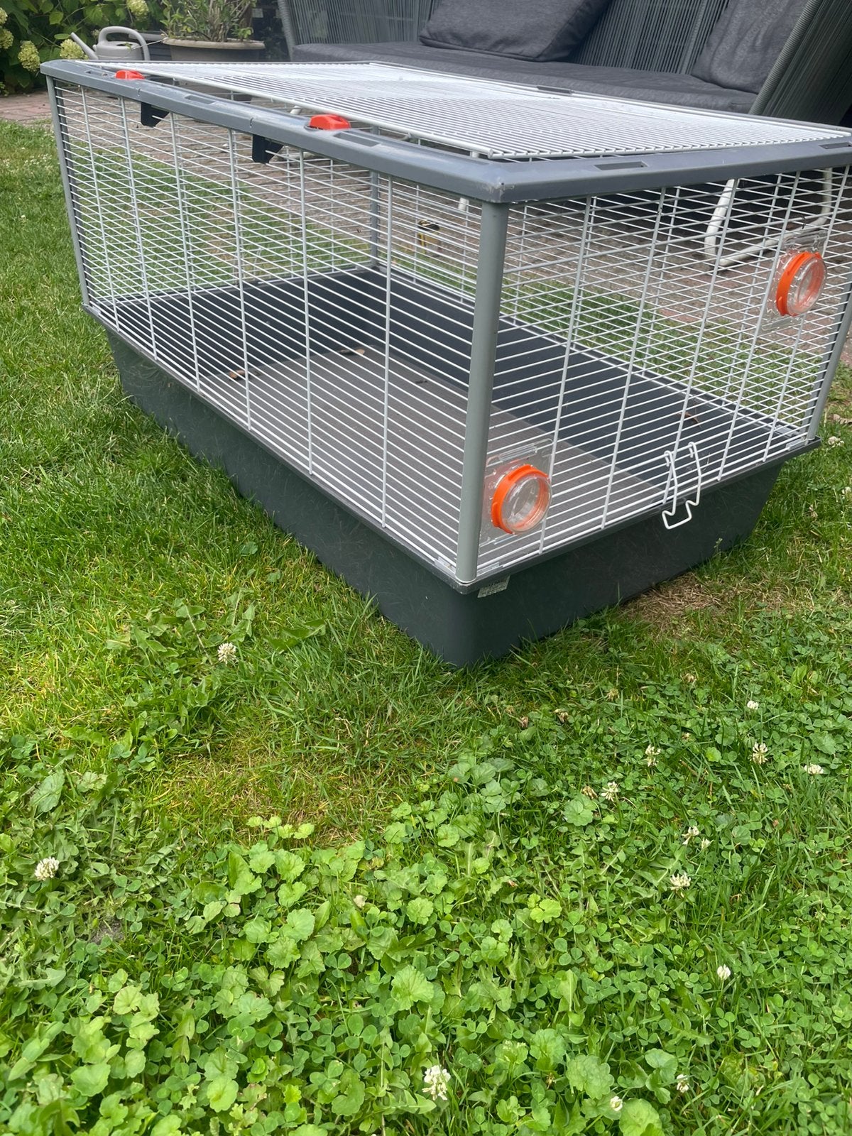 Grote konijnenkooi/ cavia/ hamster., Dieren en Toebehoren, Kooi, Hamster, Zo goed als nieuw, 75 tot 110 cm