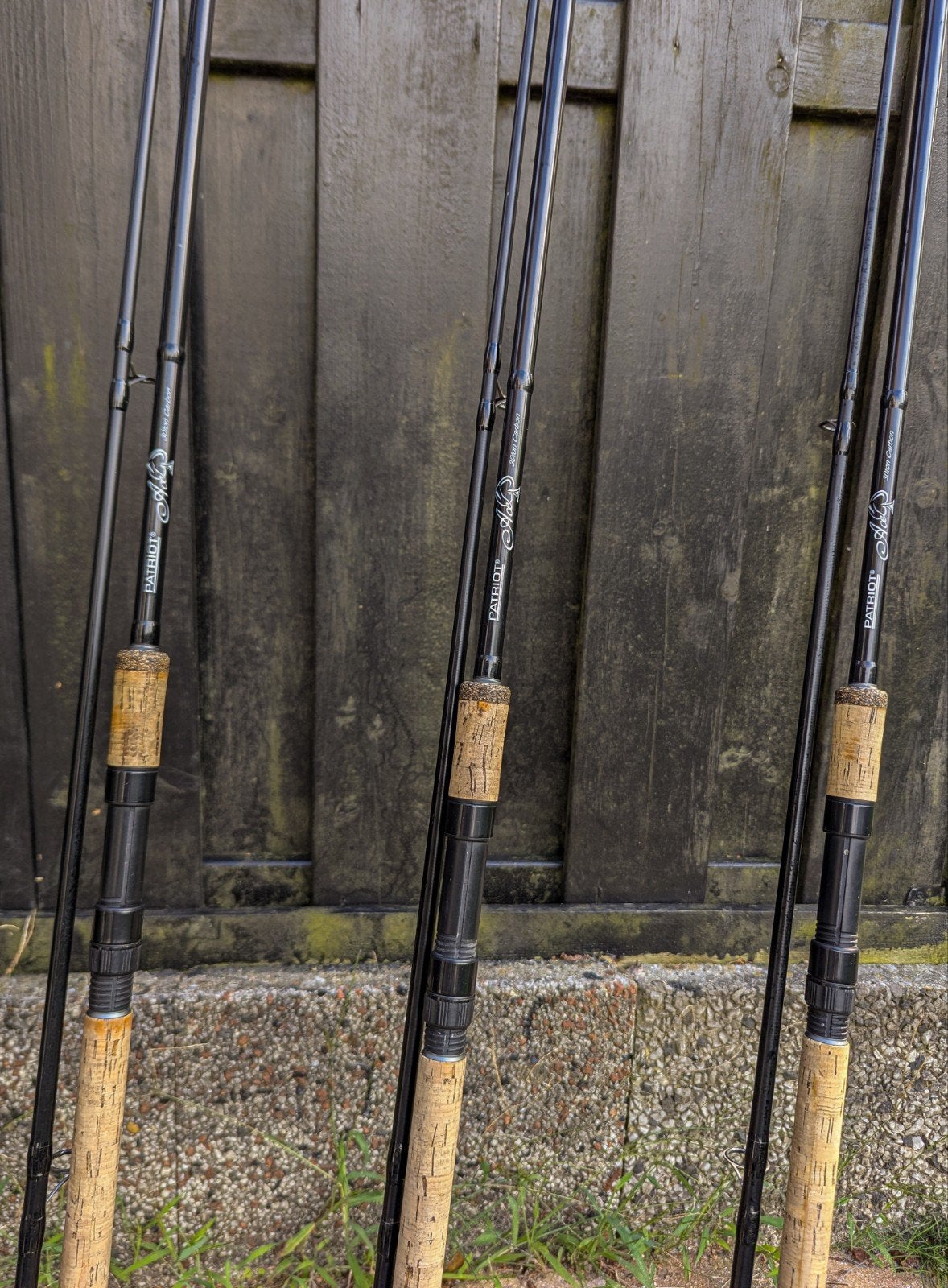 3x Patriot Ace Deadbait 12ft incl. Solar foudraal, Ophalen, Gebruikt, Werphengel
