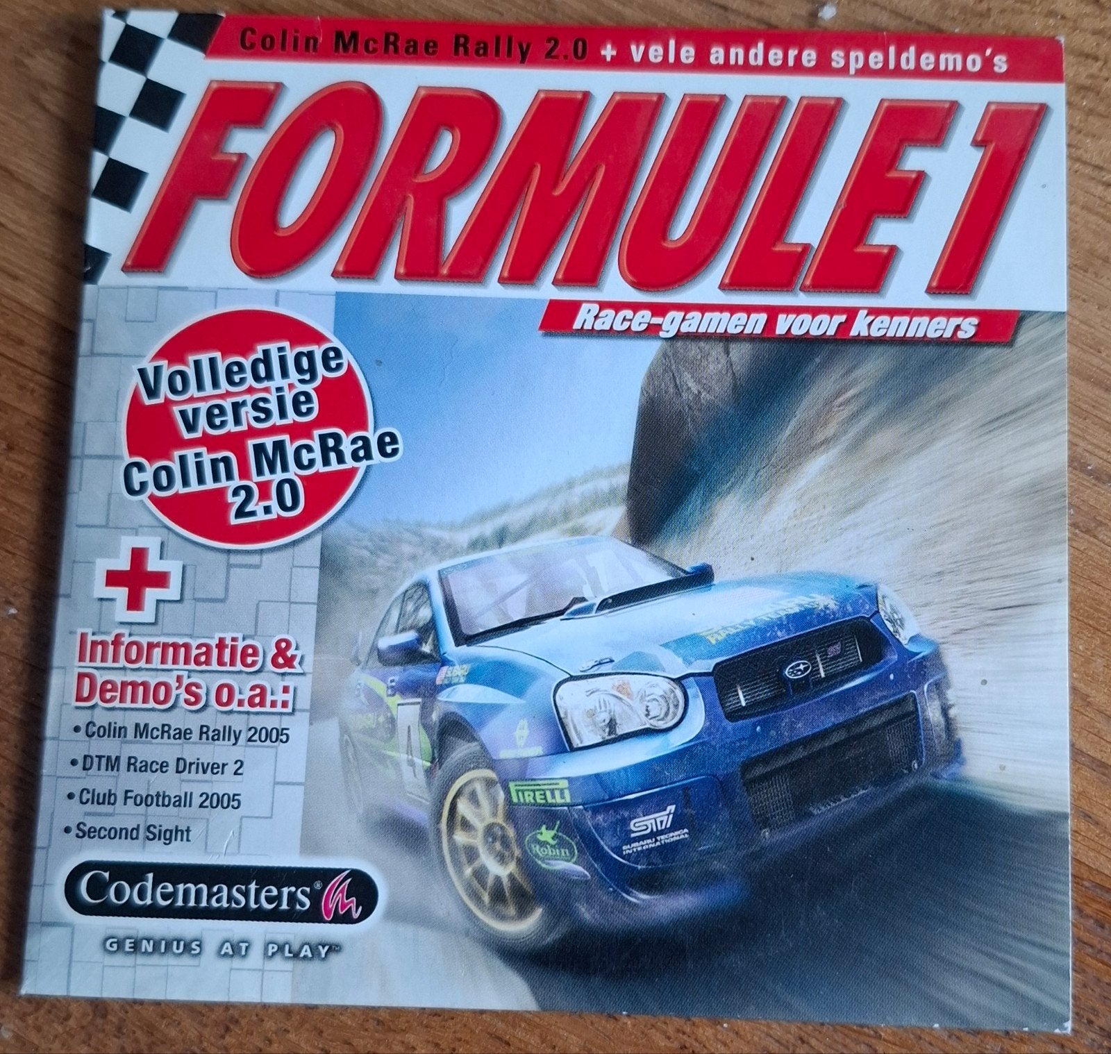 Formule 1 Race-gamen voor kenners - Colin McRae 2.0, Spelcomputers en Games, Games | Pc, Gebruikt, 1 speler, Racen en Vliegen