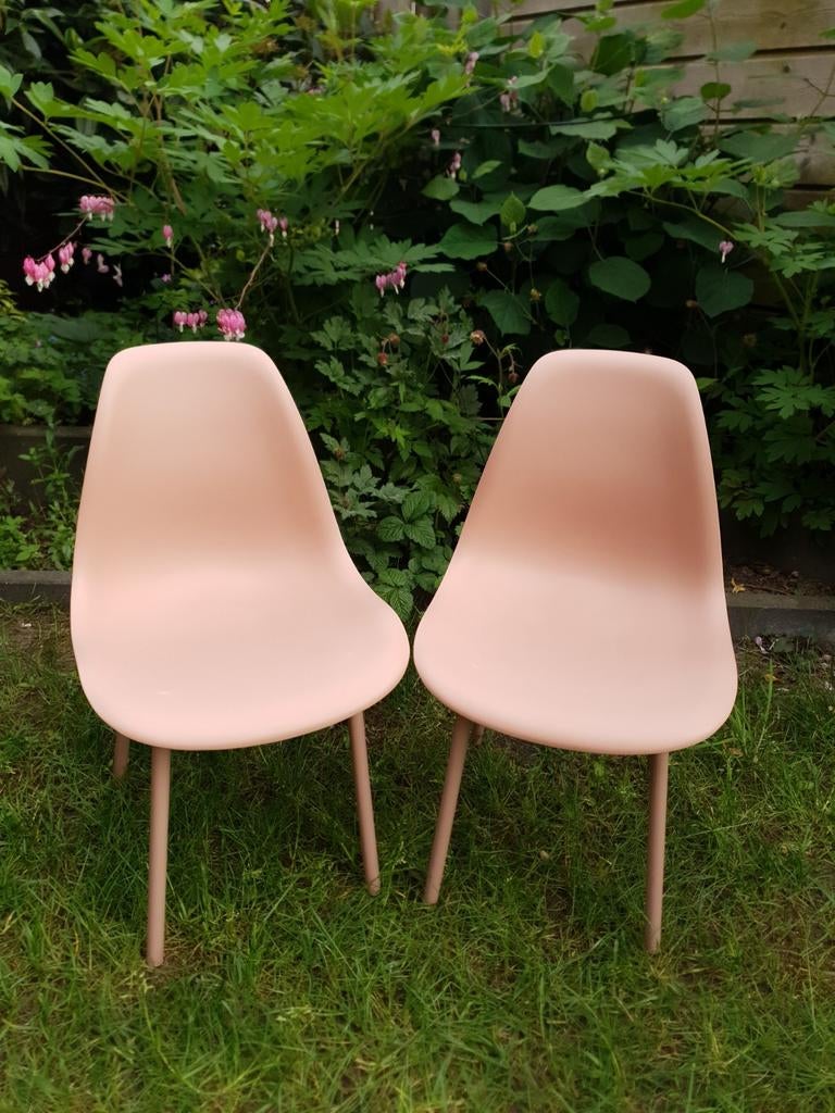 Oudroze stoeltjes voor kinderen, Huis en Inrichting, Stoelen, Ophalen, Gebruikt, Twee, Overige kleuren