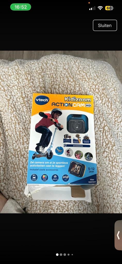 Vtech Kidizoom Action Cam HD, Ophalen of Verzenden, Gebruikt, Overige merken