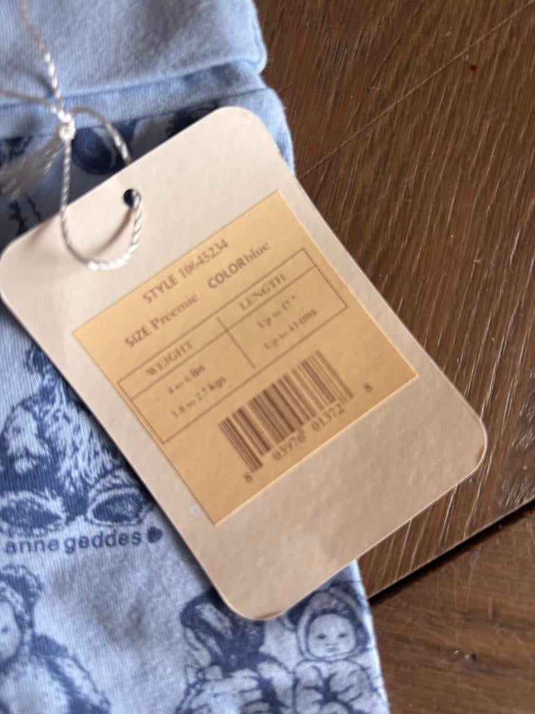 Nieuw Anne Geddes prematuur broekje, Kinderen en Baby's, Babykleding | Prematuur, Ophalen of Verzenden, Nieuw, Jongetje of Meisje