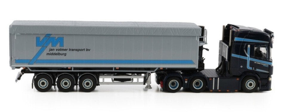 WSI SCANIA R HIGHLINE + TIPPER VOLUME TRAILER - JAN VOLMER, Wsi, ., Nieuw, Ophalen of Verzenden
