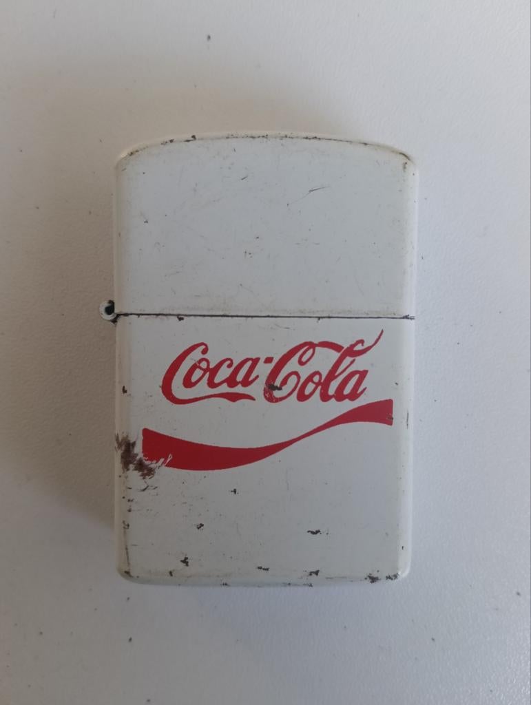 Originele Coca-Cola benzine aansteker - Gebruikt, Ophalen of Verzenden, Gebruikt, Aansteker