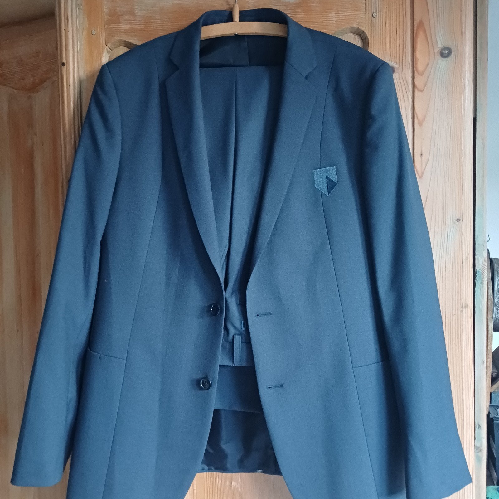 Herenpak blauw Maat 46 (S) - Nieuw, Kleding | Heren, Kostuums en Colberts, Blauw, Nieuw, Ophalen of Verzenden, Maat 46 (S) of kleiner