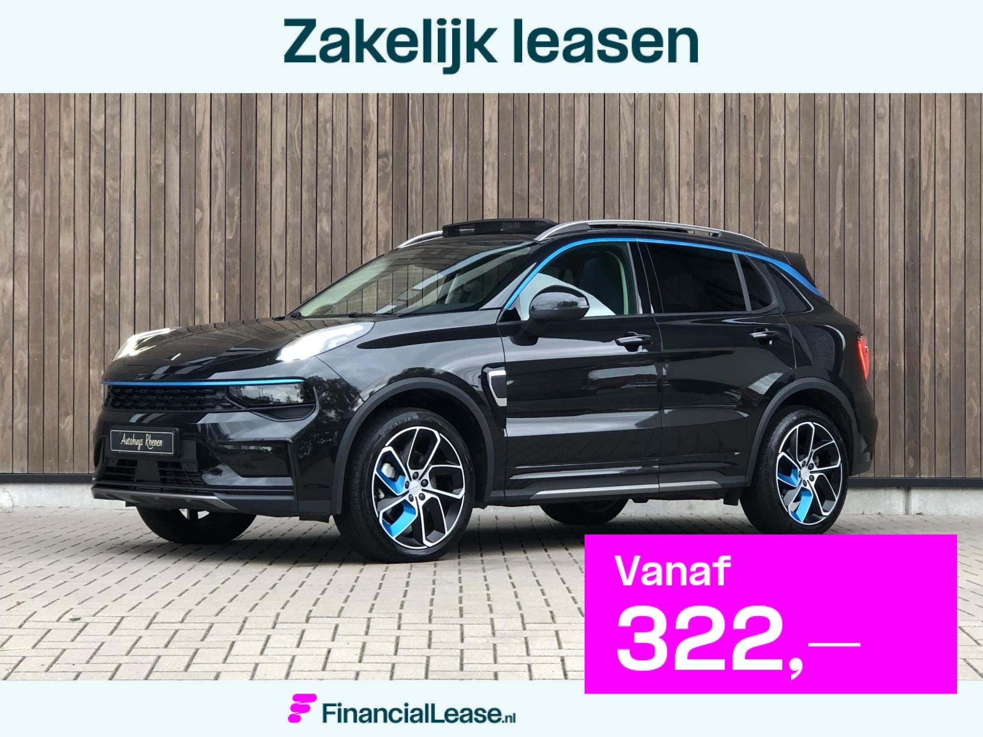 Lynk & Co 01 1.5 |Plug-In Hybrid|2021|PANORAMADAK|, Stof, Zwart, Plug-in hybride, Bedrijf