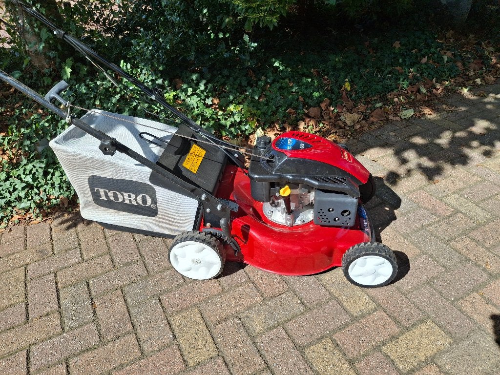 Toro TX 159 gazonmaaier met aandrijving ., Tuin en Terras, Cirkelmaaier, Toro, Zo goed als nieuw, Benzine-grasmaaier