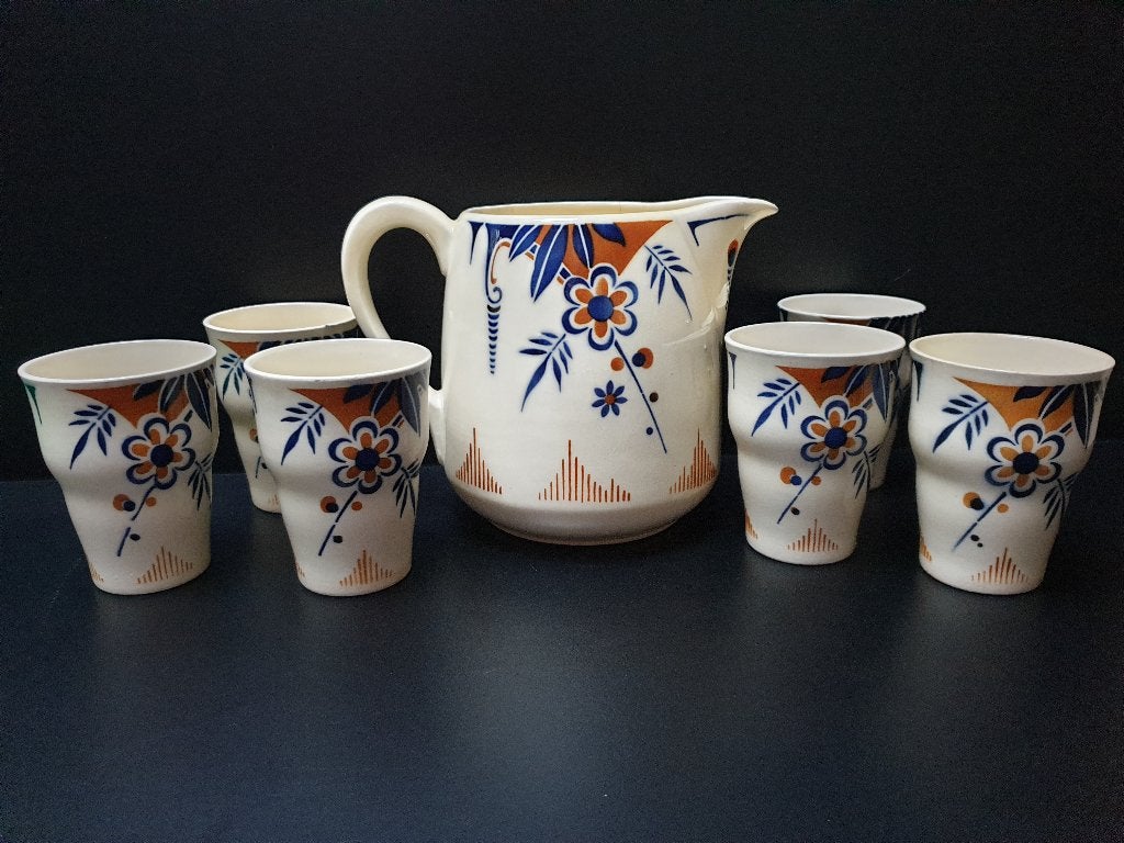 Melkset Societe Ceramique Maestricht, Antiek en Kunst, Ophalen of Verzenden