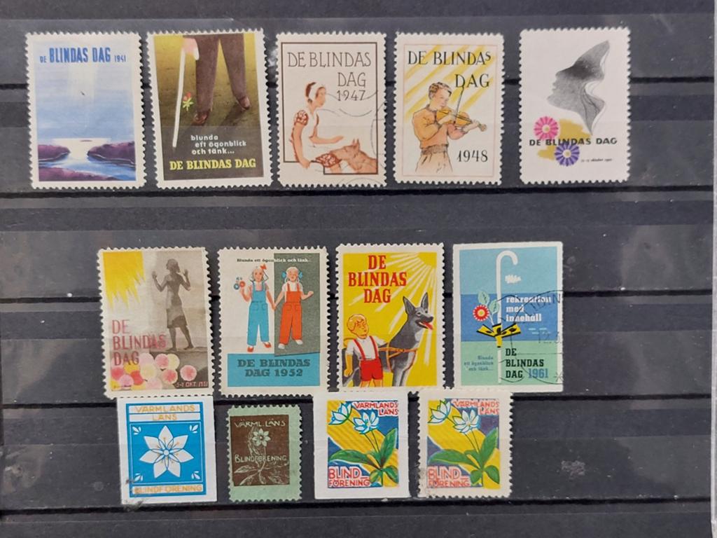 Zweden cinderella's liefdadigheid blinden, Ophalen of Verzenden, Zweden