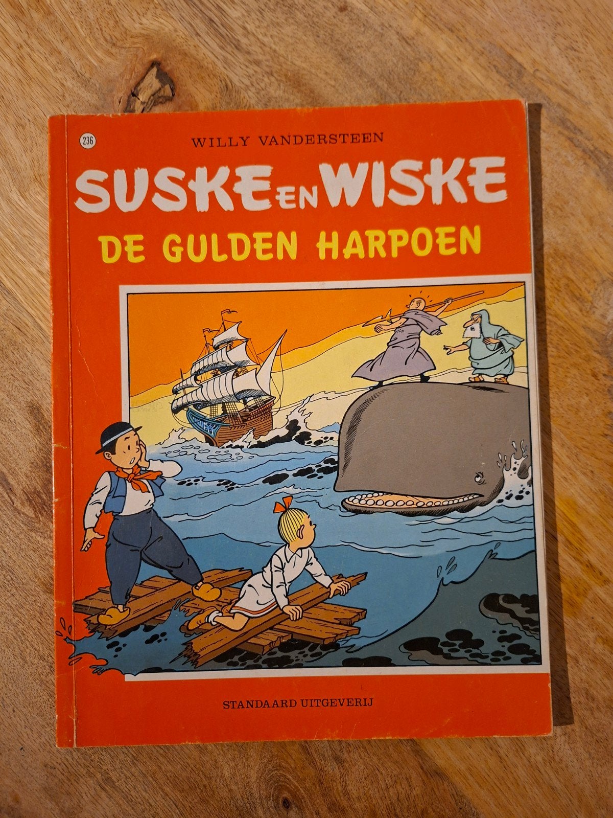 Suske en Wiske - De Gulden Harpoen (nummer 236), Ophalen of Verzenden