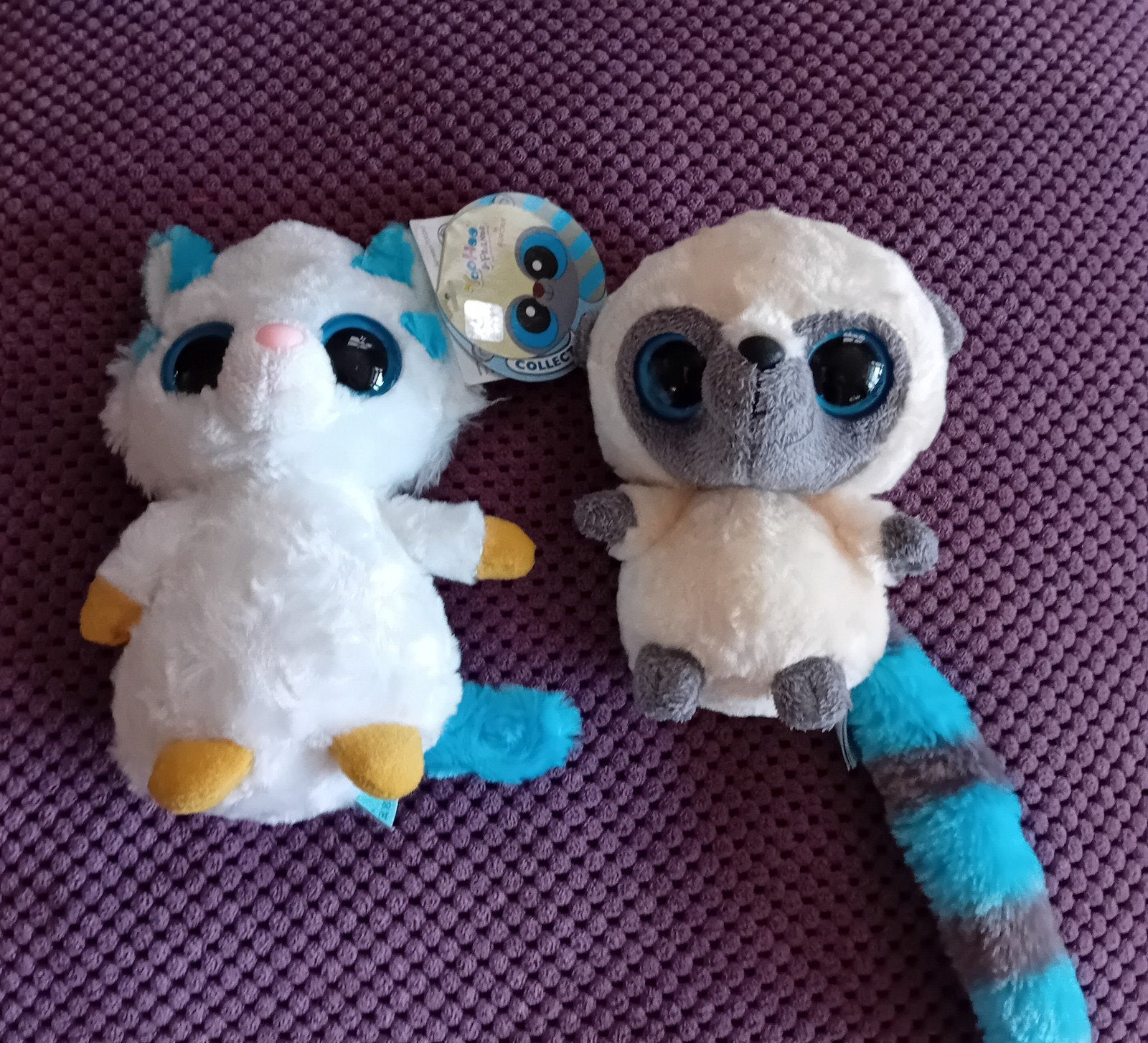 Yoohoo & Friends Knuffels: Lemur en Muhoy de Witte Tijger, Kinderen en Baby's, Speelgoed | Knuffels en Pluche, Ophalen of Verzenden