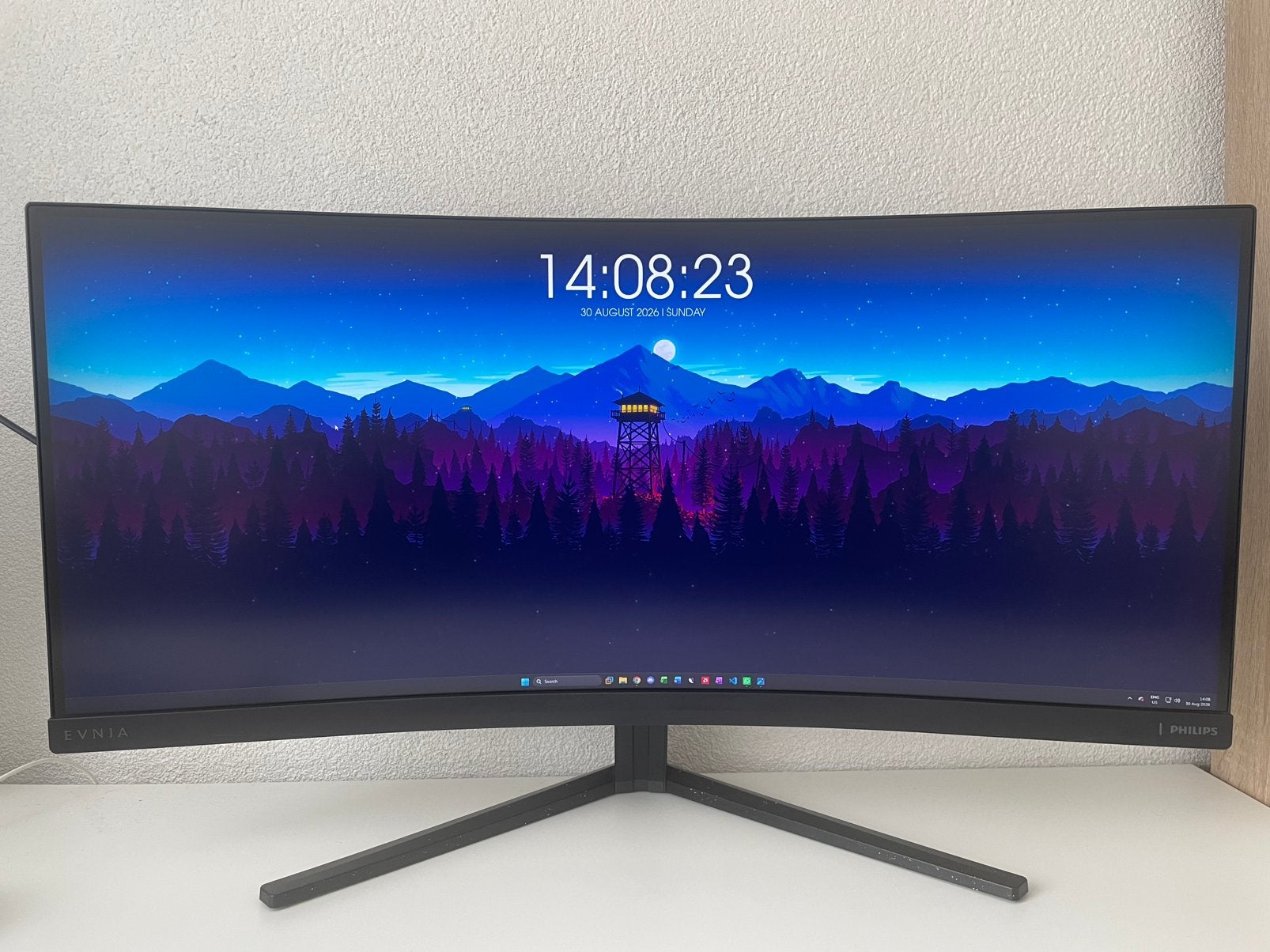 Philips Evnia – 34” Ultrawide WQHD 180Hz Gaming Monitor, HDMI, Curved, VA, Minder dan 1 ms
