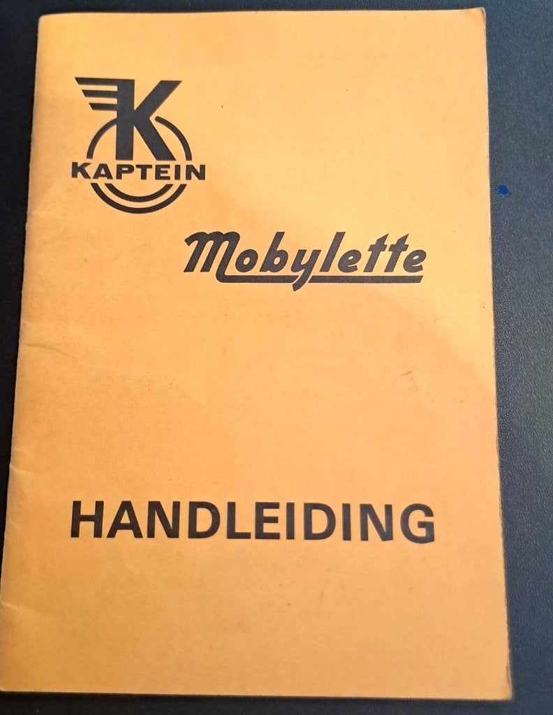 Handleiding Kaptein Mobylette (1970), Ophalen, Zo goed als nieuw