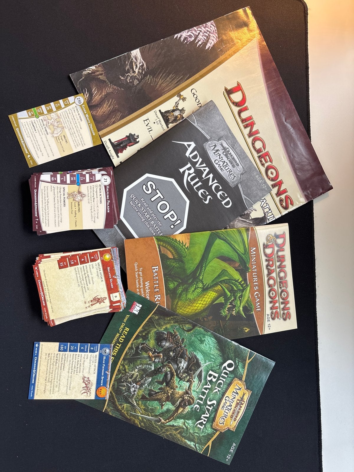 D&D Miniatures Game - Regels en maps (zonder miniaturen), Ophalen of Verzenden, Zo goed als nieuw, Overige soorten, Boek of Catalogus