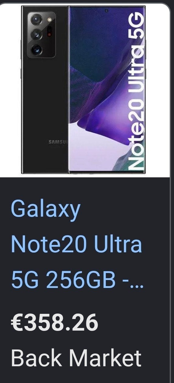Samsung Note 20 - Gebroken scherm en cover, intern intact, Telecommunicatie, Mobiele telefoons | Samsung, Ophalen of Verzenden
