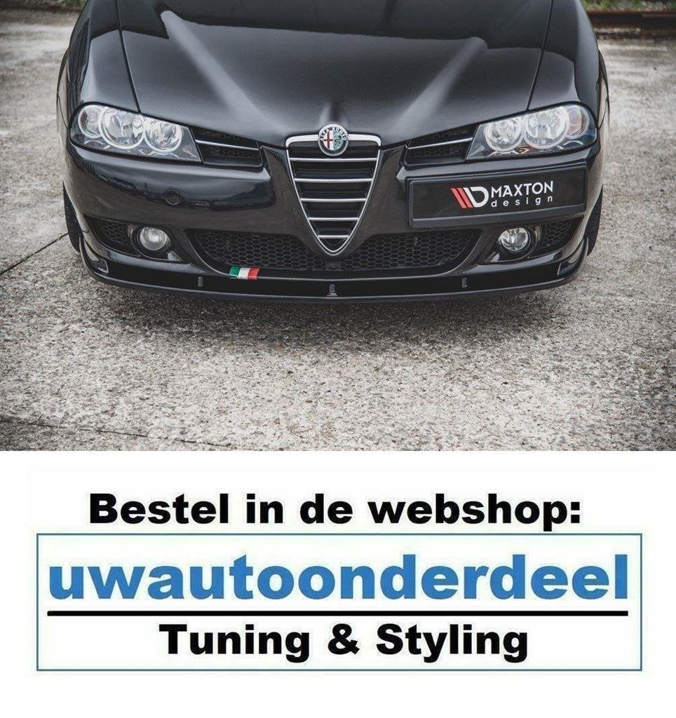 Spoiler Voorspoiler Lip Splitter Voor Alfa Romeo 156 Facelif