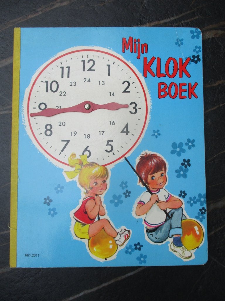 Mijn klok boek - kartonnen boek klokkijken beweeg de wijzers, Boeken, Kinderboeken | Kleuters, Gelezen, Fictie algemeen, Jongen of Meisje