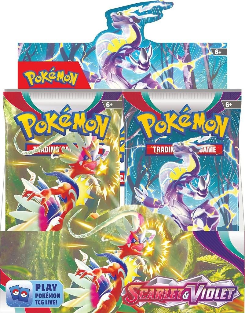 Pokémon Scarlet & Violet Base Booster Box 36 Packs, Ophalen of Verzenden, Nieuw, Boosterbox, Foil