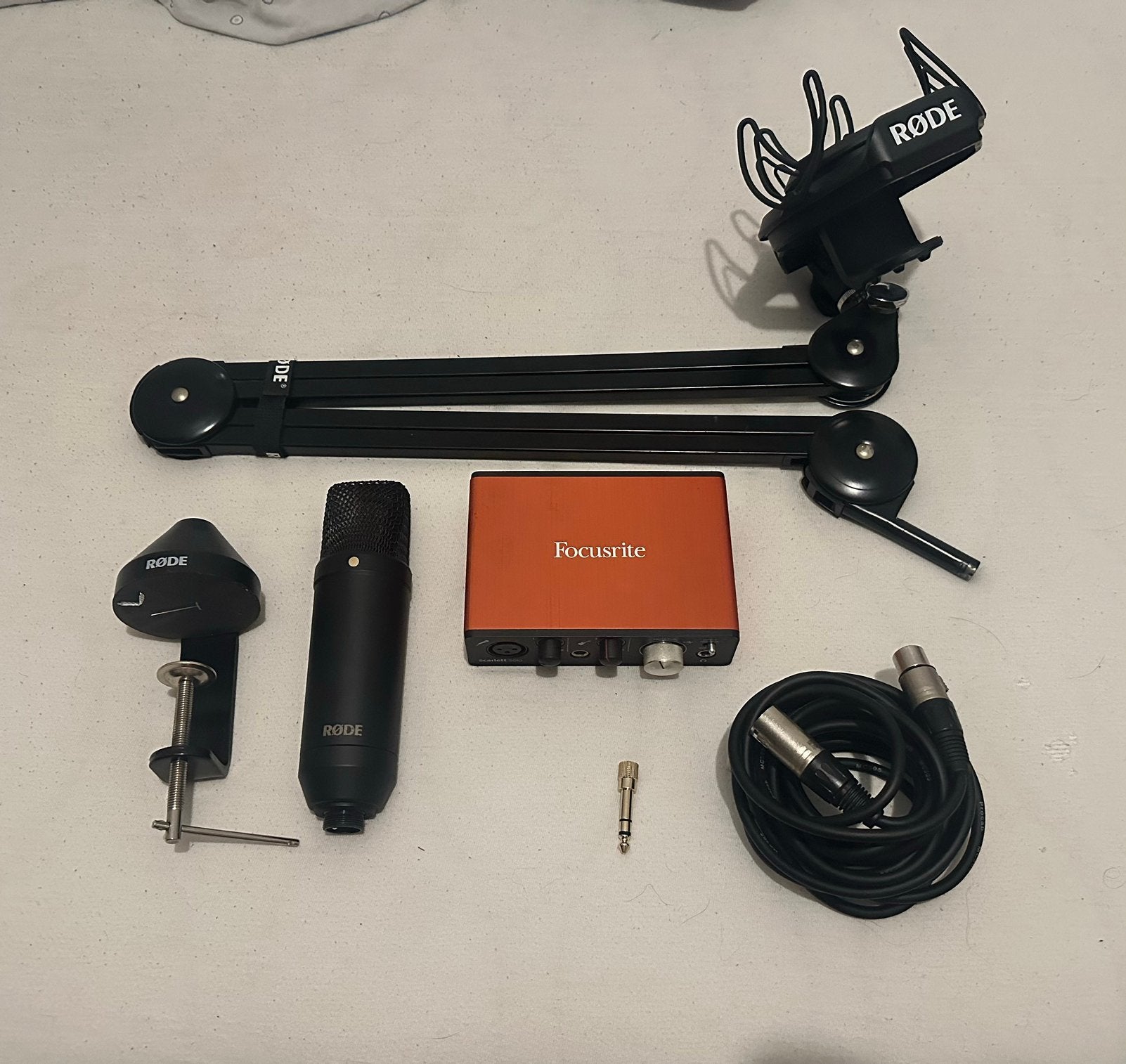 RØDE NT1 Studio Microfoon – Complete Studio Set, Ophalen of Verzenden, Zo goed als nieuw, Studiomicrofoon