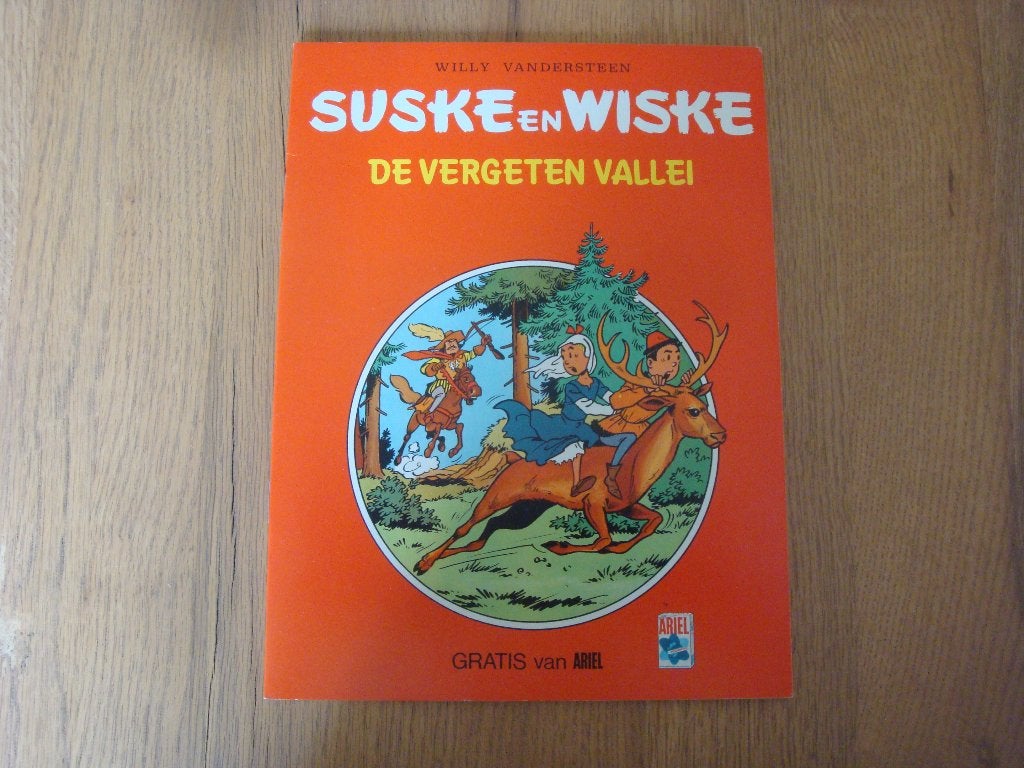 Suske en Wiske De vergeten vallei uit 1981 in goede staat, Willy Vandersteen, Eén stripboek, Ophalen of Verzenden, Zo goed als nieuw