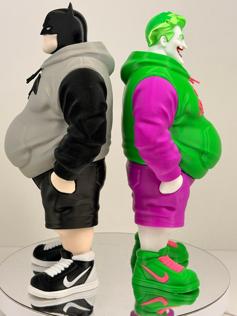Batman & Joker 'Chubby' Beeldjes - 27 cm - Uniek Design, Ophalen of Verzenden, Nieuw