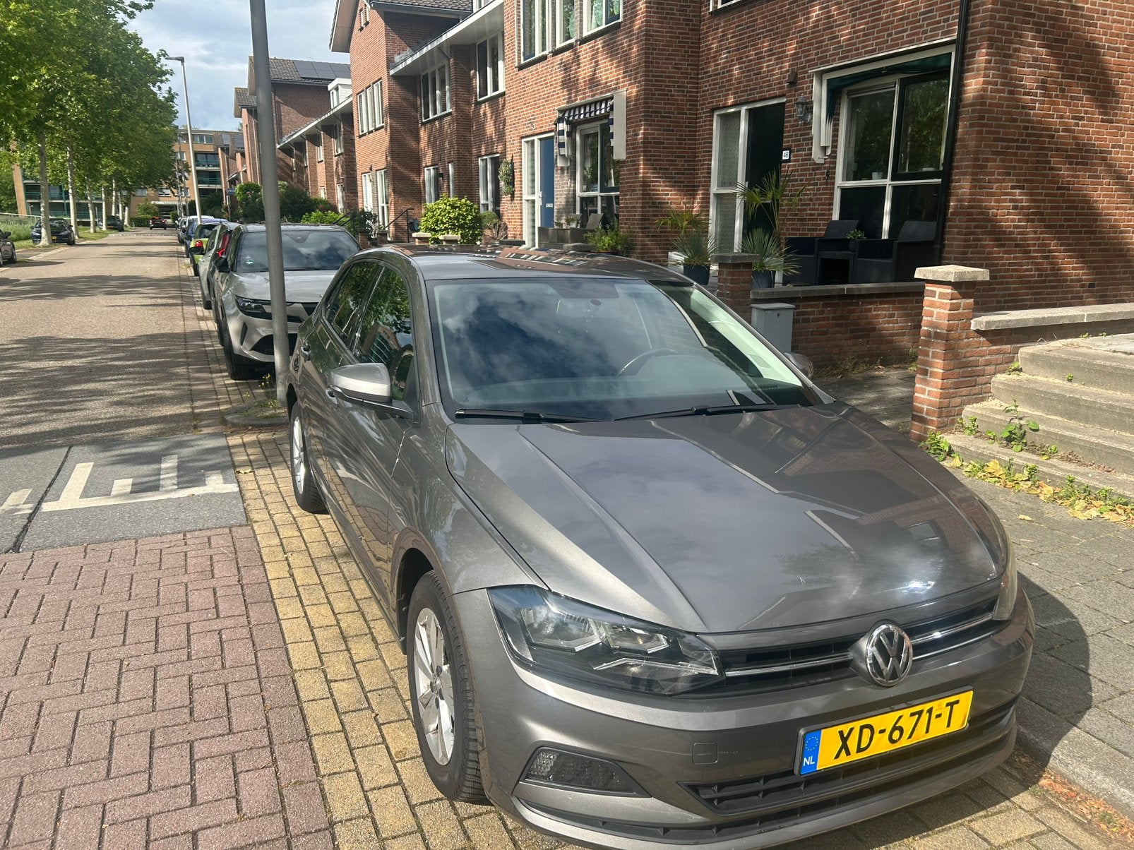Volkswagen Polo 1.0 TSI 95pk 2018 Grijs, Voorwielaandrijving, 40 €/maand, 23 km/l, Handgeschakeld