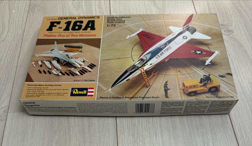 Revell F-16A General Dynamics Modelbouw Vliegtuig 1:72, 1:72 tot 1:144, Revell, Ophalen of Verzenden, Zo goed als nieuw